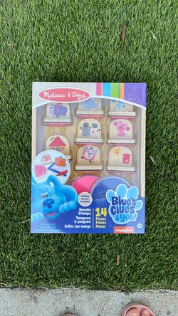 Melissa & Doug Blue's Clues Wooden Handle Stamps