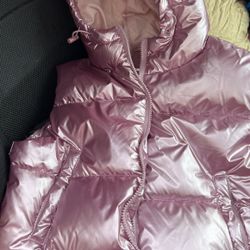 Great Girls Vest Pink Rose Color Size 8
