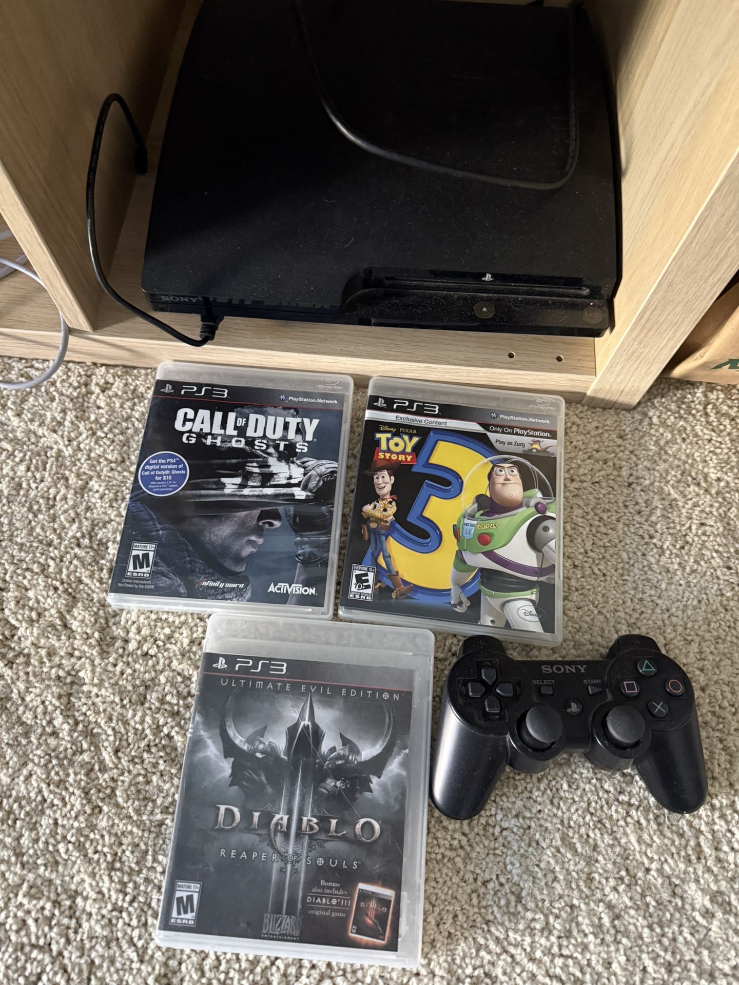 PlayStation 3 Slim Bundle – $110 (Firm Price)