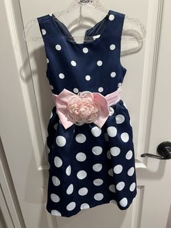 Rare Editions Blue Dress - Size 6 Little Girls