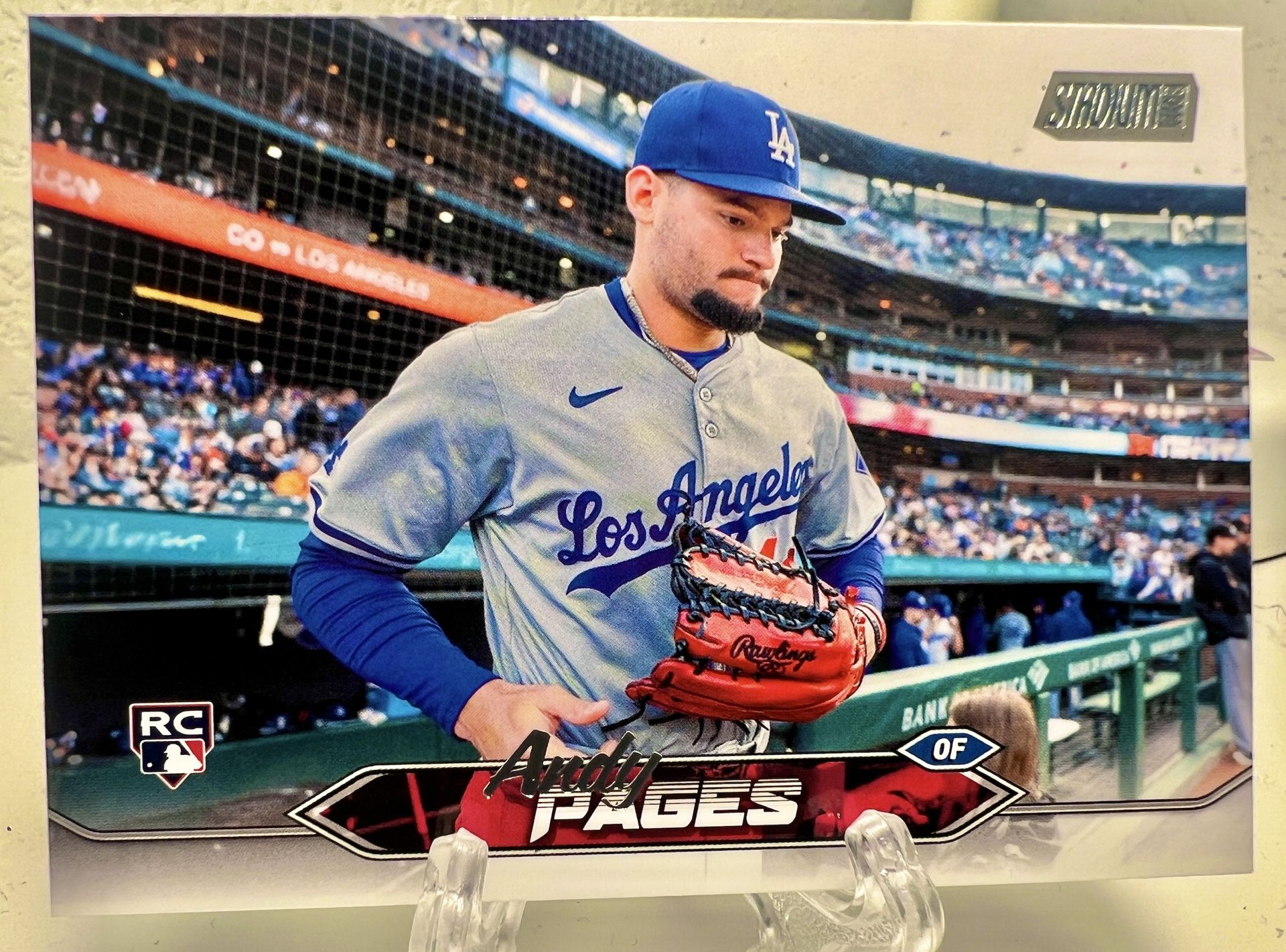 Andy Pages Dodgers Topps Stadium Club Rookie