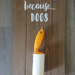 Custom Quote Hook Hanging Lint Roller Leashes Organize Dogs Pets Modern Farmhouse boho Home Decor 