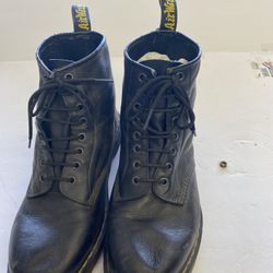Dr Martens Leather Boots Black Leather