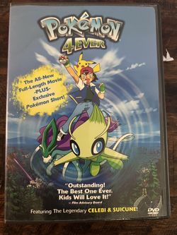 Pokémon 4Ever Movie (DVD, 2003) With Suicune Promo Card - Complete Mint