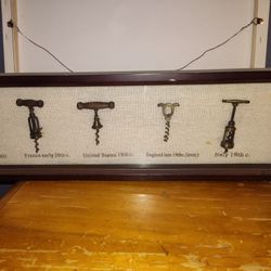 Antique Corkscrew Bottle Opener Display 