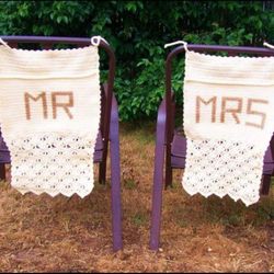 Mr & Mrs Wedding Seat Covers