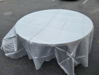 Used Round  Table Cover 