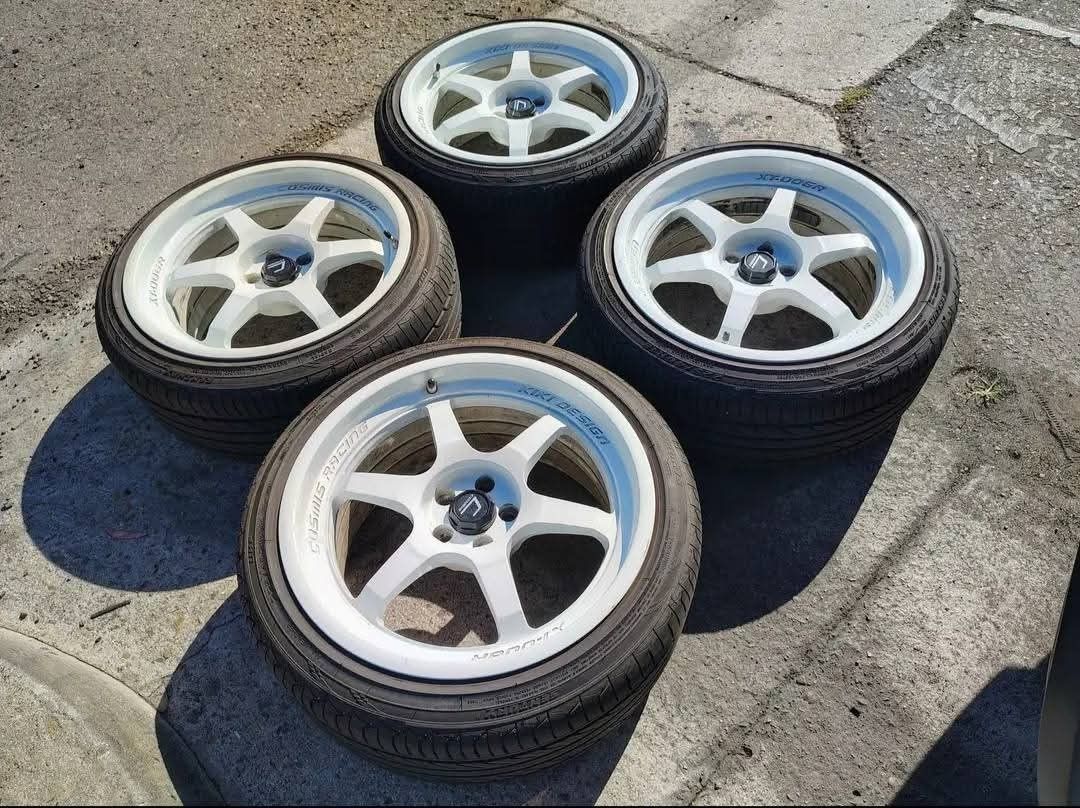 Wheels Cosmis 18x9 5x100 Tires 225/40/18