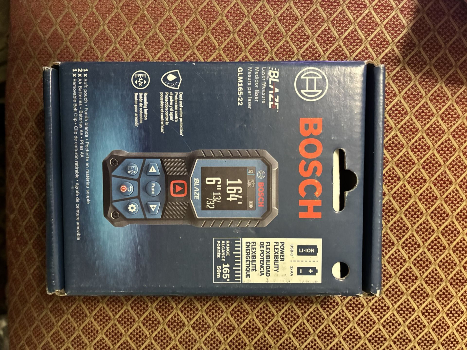 Bosch BLAZE 165ft Laser Meter