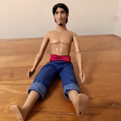 Disney Mattel 12" FLYNN RIDER DOLL Articulated Retired Prince Tangled Rapunzel