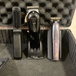 Barber Clippers /  Styling Combs / And Beard Straightener ! 