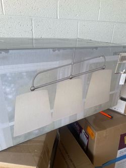 DSI LIGHTING Corbin 3-Light Brushed Nickel Linear Chandelier with White Opal Glass Shades