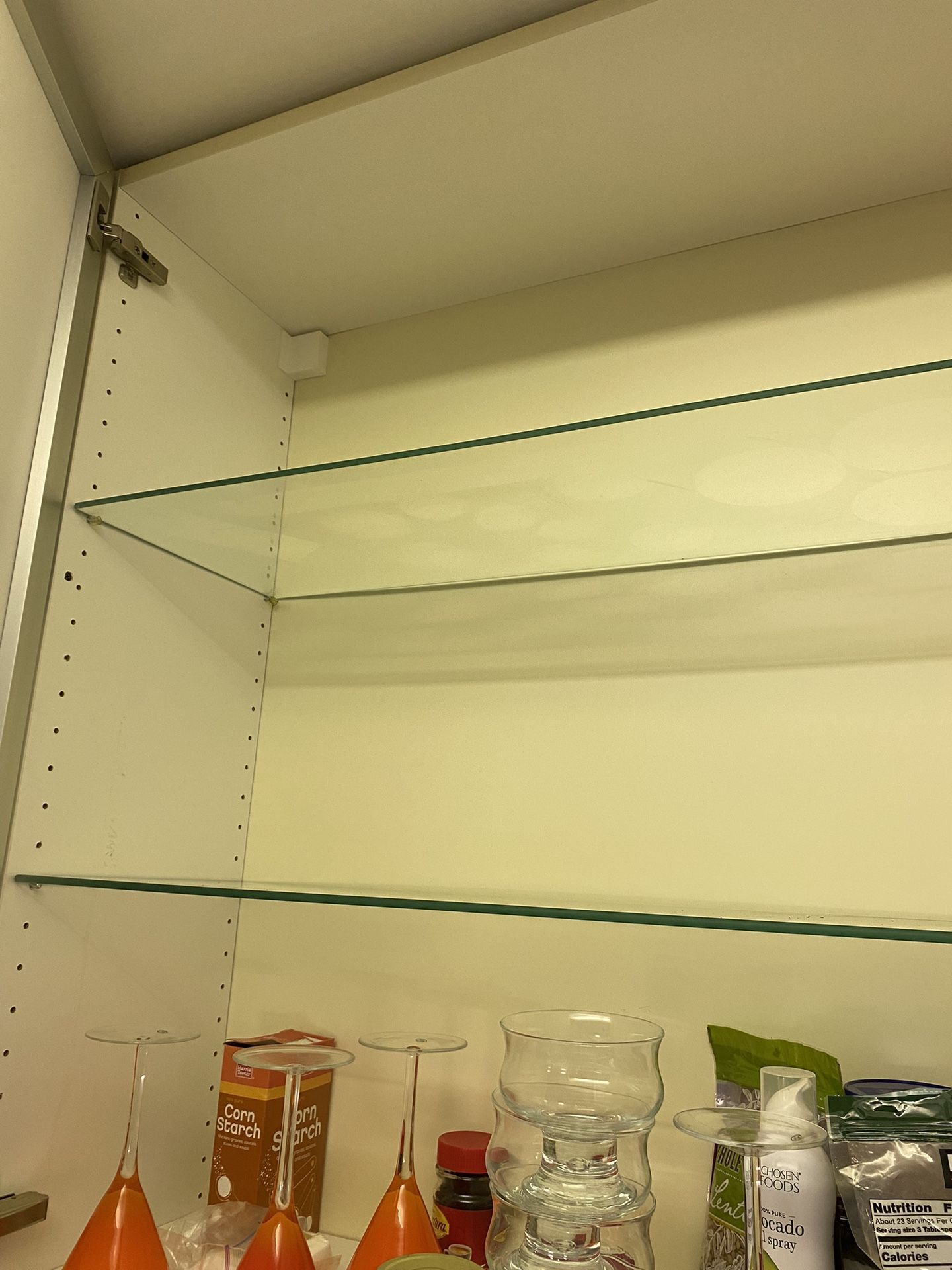 Two Glass Shelves 11.5 X 34 Inch