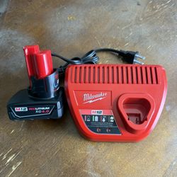 Brand New Milwaukee M12 4.0 Battery & Charger! 