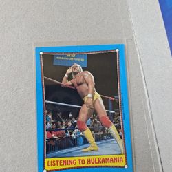 1987 WWF Hulk Hogan Card