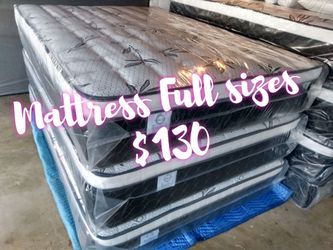 🛏️Mattress Pillow top 🔝
☑️Queen $150
☑️Full $130
☑️Twin $120
☑️King $260
☑️Cal King $260
🚚Delivery Fee $20