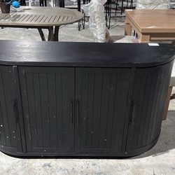 As-is Black Tv Stand Cabinet For Sale