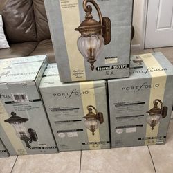 Farolas Exterior Nuevos En Cajas