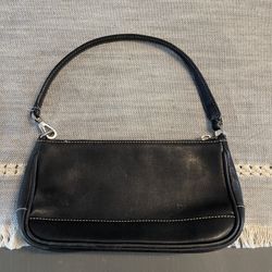 Vintage Leather Coach Handbag