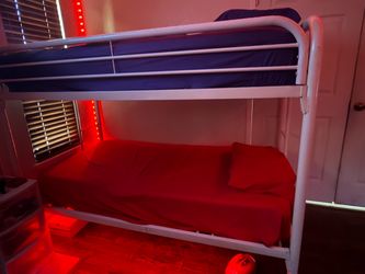 Metal Twin Over Twin Bunk Bed