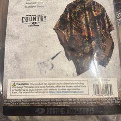Camouflage Poncho New