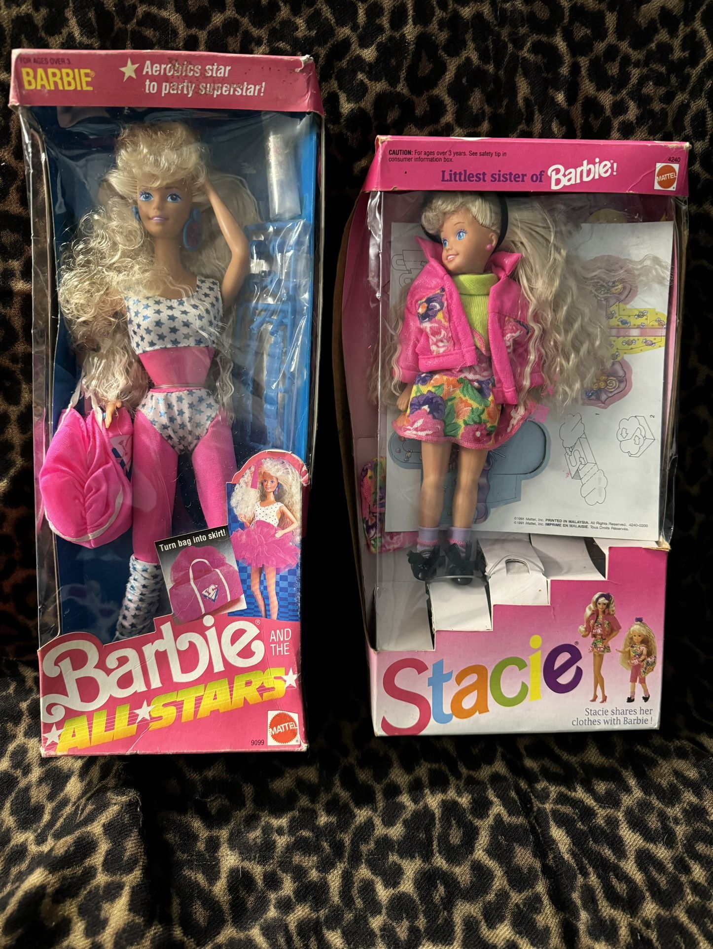 2 vintage barbie dolls…new