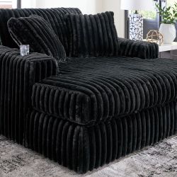Midnight-Madness Oversized Chaise
