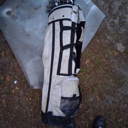 Golf Clubs And Bag