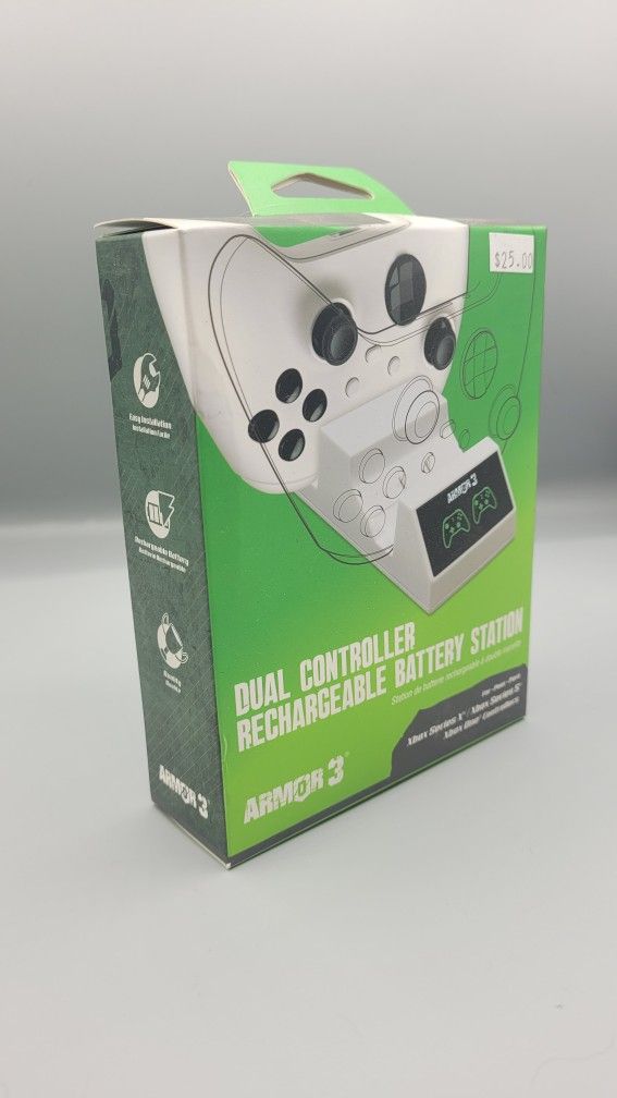 Xbox 2 Controller Charger ( With 2 Batteries)