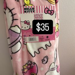 Hello Kitty Bunny Blanket 