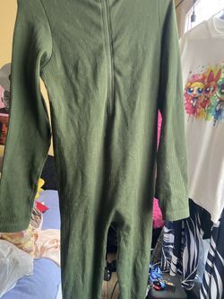 Fashion Nova Olive Green Jumpsuit Size Large