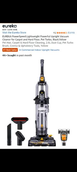 Eureka PowerSpeed Lightweight Upright Vacuum ( Brand New, In Box ) For $55