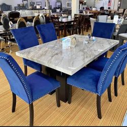 6 Chair Dining Table 