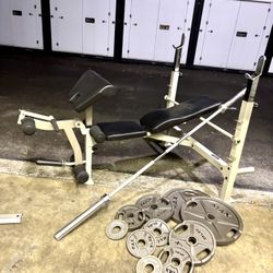 Weight Benc Press Weights Bar 