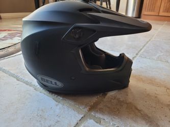 Bell Motocross Matte Black Helmet