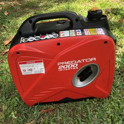 GENERATOR PREDATOR 2000 INVERTER It's like new, it was only used three times.