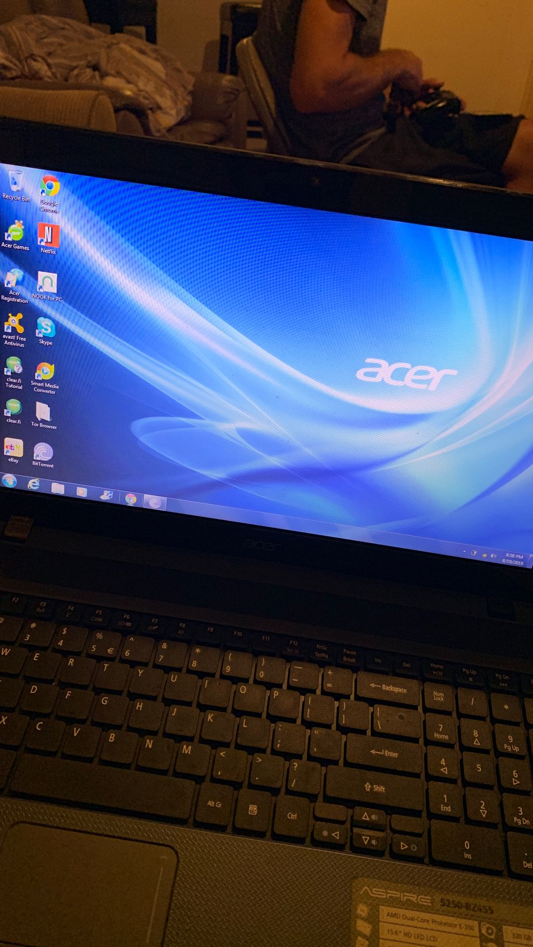 Acer aspire laptop windows 7