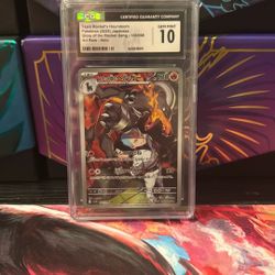 Graded Houndoom Pokemon Card 