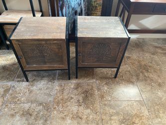 Tree of life stands wood and iron set