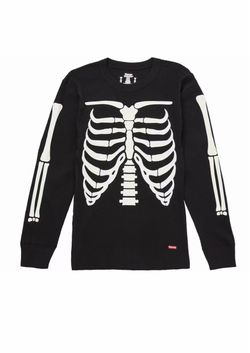Supreme Skeleton Thermal Long Sleeve Shirt