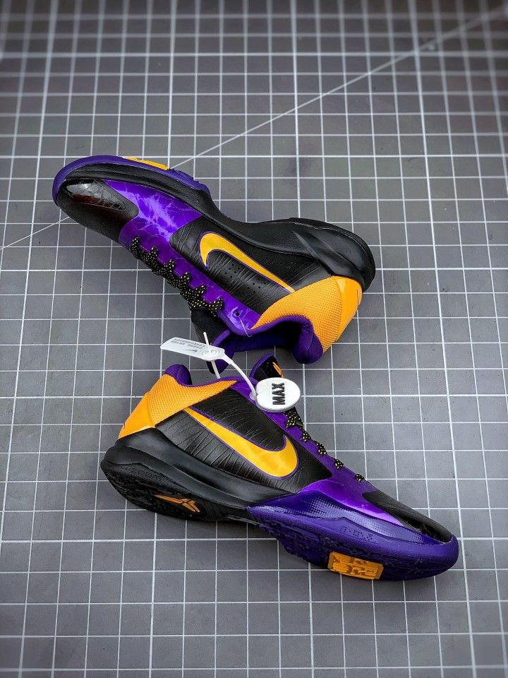 Nike Kobe 5 Protro "Lakers" (Kobe 5th Generation Retro "Lakers" Colorway) basketball shoes