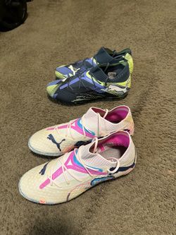 Puma future 7 ultimate FG soccer cleats “both size 7.5 Men US, size 9 Women US