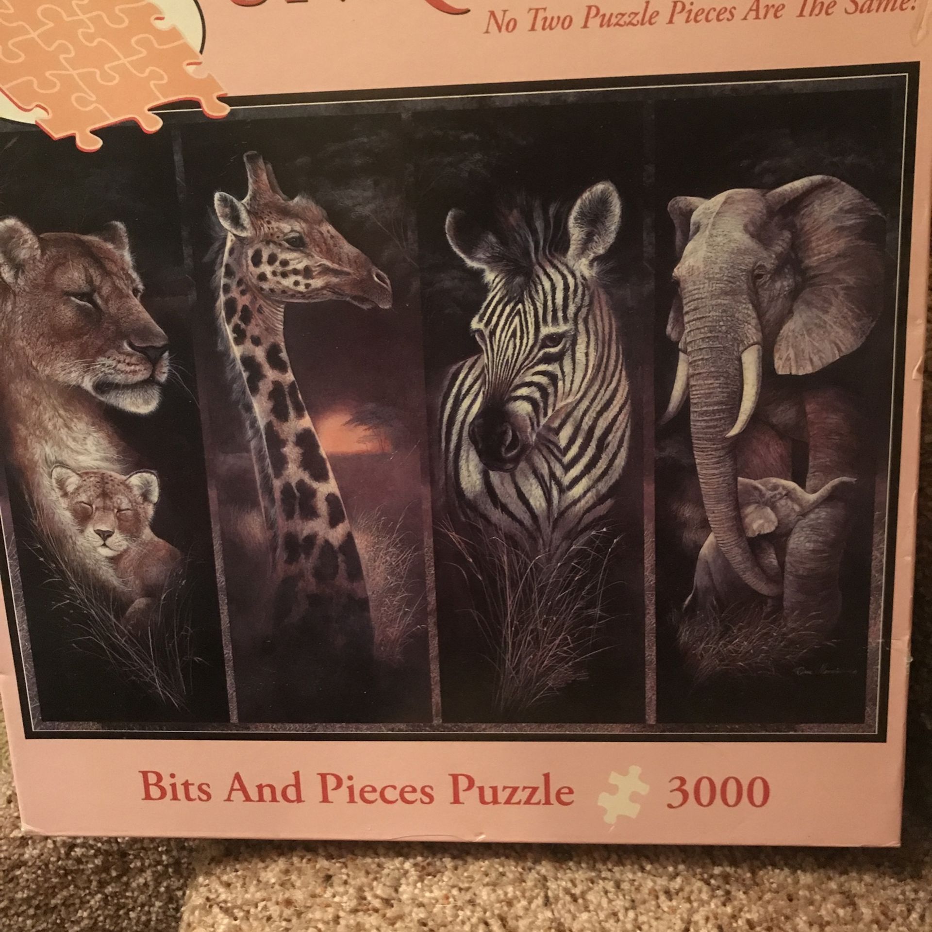 Puzzle 3000 Piece African Wildlife