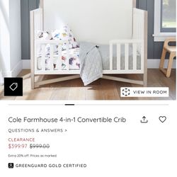 White Convertible Crib