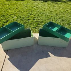 Original U.S. Korean War and Vietnam Era Wood Foot Locker Steamer Trunk