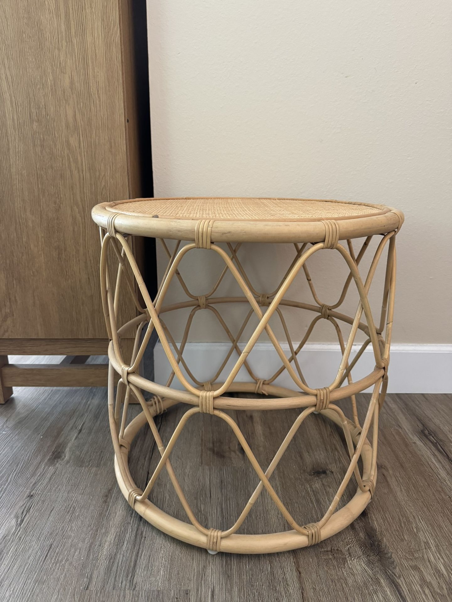Wicker Side Table