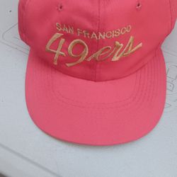 Vintage sports specialty made in Korea hat Niners Script