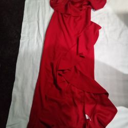 Red Maxi Dress Medium