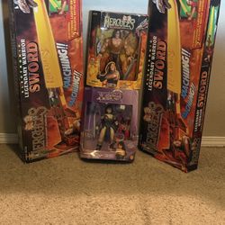 Xena & Hercules Toys - Toy Biz