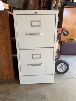 2-Drawer Metal Filing Cabinet